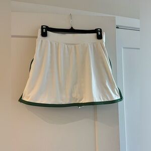 Tuckernuck Sport white tennis skirt with white lining and gingham shorts!